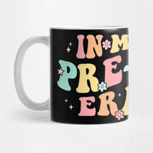 In My Pre K Era Retro Back To School Groovy Teacher Student Mug